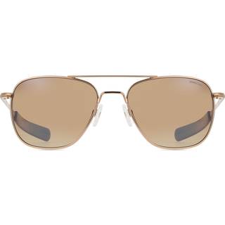 Randolph Engineering Aviator Polarized AF487 55 Solbriller Mænd Guld - 22K Chocolate Gold - 55mm