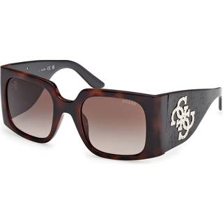 Guess Kvinde GU00201-H 52F Solbriller Injiceret Havana Marrone Firkantet Normal Sfumato
