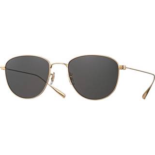 Eyevan Marti G/BK 52 Solbriller Mænd Guld - Gold - 52mm
