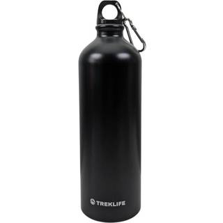 Drikkeflaske - 1 liter - Alu - Sort