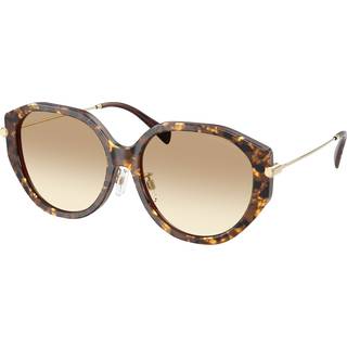 Michael Kors Kvinde MK2248D JINAN 401613 Solbriller Acetat Brun Brun Geometrisk Normal Skygge