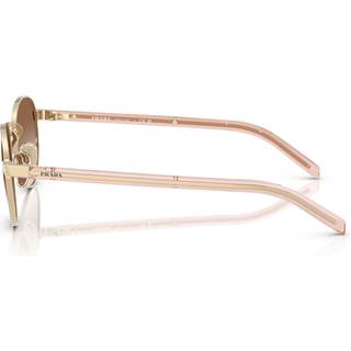 Prada Kvinde PR B52S ZVN0A6 Solbriller Metal Guld Brun Pantos Normal Skygge
