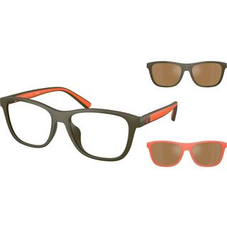 Polo Ralph Lauren Mand PH4228U 5216F9 Solbriller Injiceret Grøn Brun Firkantet Spejlet