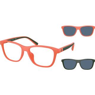 Polo Ralph Lauren PH4228U With Clip-On 546080 55 Briller Mænd Orange - Matte Orange - 55mm