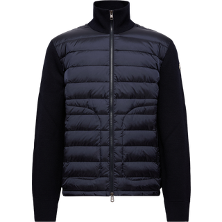 Moncler Hybrid Zip Cardigan Black
