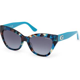 Guess Kvinde GU00204 87P Solbriller Acetat Blu Blu Cat Eye Normal Sfumato