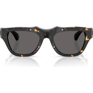 Burberry Unisex BE4445U 410687 Solbriller Injiceret Brun Grå Firkantet Normal