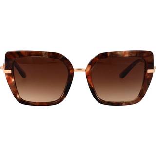 Dolce & Gabbana Kvinde DG4474 322274 Solbriller Acetat Skildpadde Brun Sommerfugl Normal Skygge