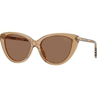 Burberry Kvinde BE4457 416473 Solbriller Acetat Beige Brun Cat Eye Normal