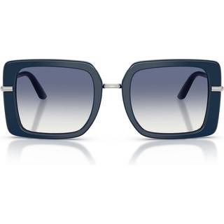 Dolce & Gabbana Kvinde DG4491 341419 Solbriller Acetat Blå Blå Firkantet Normal Skygge