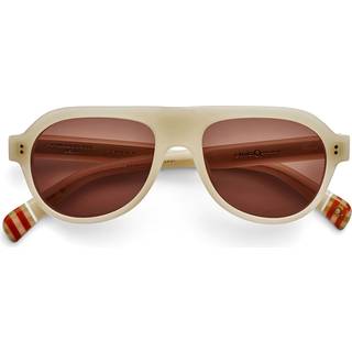 Etnia Barcelona Portbou Sun BEBR 55 Solbriller Mænd Brun - Opaque Beige Brown - 55mm