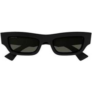 Gucci Mand GG1839S 001 Solbriller Acetat Sort Grå Firkantet
