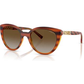 VOGUE EYEWEAR Kvinde VO5634SB 1508T5 Solbriller Nylon Brun Grå Cat Eye Polariseret Skygge