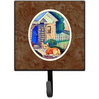 """" Caroline's Treasures Corgi at The Cottage Leash eller Key Holder 7169SH4 Lille Multicolor """"