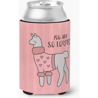 """" Caroline's Treasures BB7469CC Nursery Du er så elsket Llama Can eller flaske Hugger Kold-bjælke-Koozies Multicolor """"
