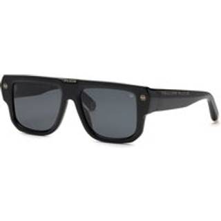 Philipp Plein SPP179 0700 55 Solbriller Mænd Black - Glossy Black - 55mm