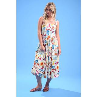 PixieGirl Petite Postcard Midi Dress40lille
