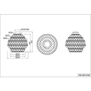 Trio Lighting - Hive Ø38 - Plafonder
