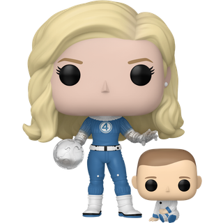 Funko POP! The Fantastic 4 - Invisible Woman & Franklin