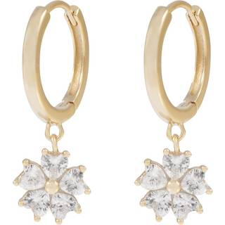 Snö Of Sweden Nisi Flower Pendant Earring Gold Onesize