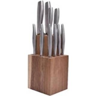 Jean Dubost knivblok + 4 køkkenknive + 5 steakknive