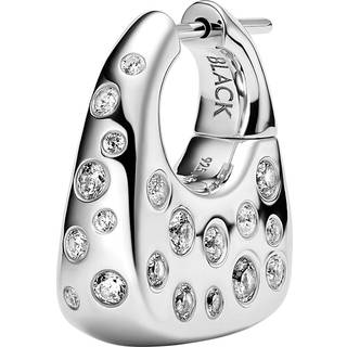 Maria Black Tote Flash Earring Silver - O/S