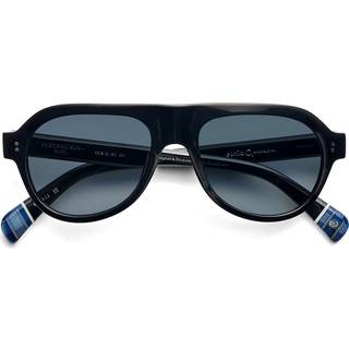 Etnia Barcelona Portbou Sun BKBL 55 Solbriller Mænd Black - Black - 55mm