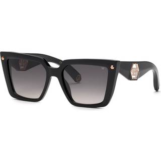 Philipp Plein SPP178 0700 56 Solbriller Kvinder Black - Glossy Black - 56mm