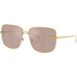 Versace Kvinde VE2282 1002/5 Solbriller Metal Guld Rosa Firkantet Normal