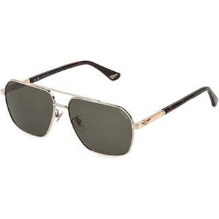 Police SPLQ85 NEW CROSSROADS 4 0579 58 Solbriller Mænd Silver - Shiny Palladium Silver - 58mm
