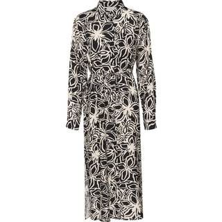 Kaffe Kahannah Dress Kjoler 10509605 Black / Light Beige Flower (36)