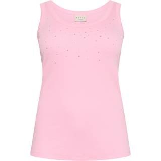 Kaffe Curve Kccarina Rhinestone Tank Top Toppe & T-Shirts 10583726 Prism Pink (SMALL)