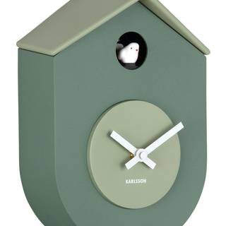 Karlsson Grato Cuckoo vægur 17,5x33,2x9,2cm grøn