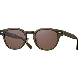 Eyevan Webb-FP OD 49 Solbriller Mænd Grøn - Transparent Olive Drab Green - 49mm