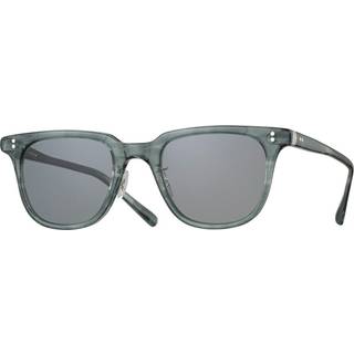 Eyevan Franz AGN 49 Solbriller Mænd Blue - Shiny Vintage Navy Blue Horn - 49mm