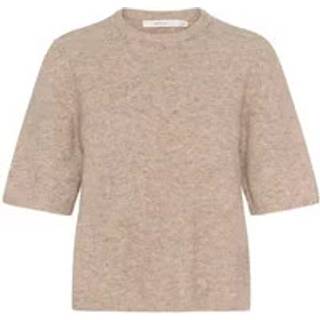 Gestuz Alphagz Ss Tee Noos Strik 10909815 Warm Sand Melange (XLARGE)
