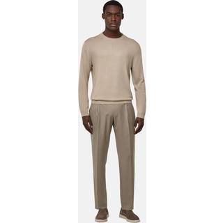 BOGGI MILANO Herren Pullover beige unifarben