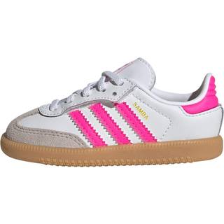 Samba OG comfort-lukning elastiske snøresko til børn - Cloud White / Lucid Pink / Gum - 23 1/2