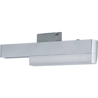 Paulmann URail skinneadapter Zigbee 3.0, krom mat Schienenadapter, Krom/sølv, Plast