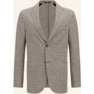 BOGGI MILANO Herren Sakko braun meliert Slim Fit