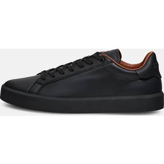 BOGGI MILANO Herren Sneaker schwarz Glattleder