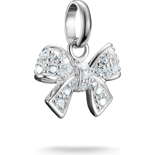 Thomas Sabo Charm - Schleife mit Steinen - CC1235-051-14 - silber