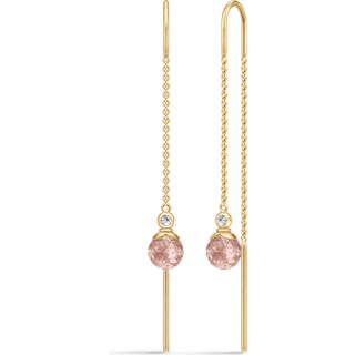 Berry Chain Earring Turmalin Rose
