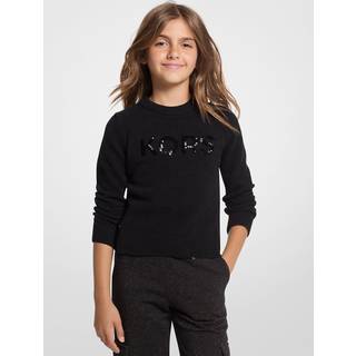 MK Sequined KORS Jumper - Black - Michael Kors - 4Y