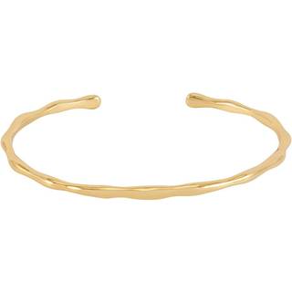Estella Bartlett Estella Bartlett Gold Tone Molten Cuff Bracelet