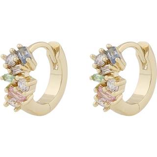 Snö Of Sweden Envy Small Irregular Earring Gold/Light Mix Onesize