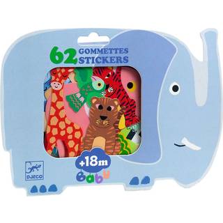 Klistermærker (fra 18 mdr.) - Safaridyr