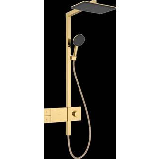 hansgrohe Raindance Alive Q Showerpipe 210/340 1jet EcoSmart, Poleret guld-optik PVD