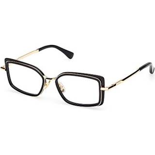 Max Mara Kvinde MM5186 001 Optiske stel Acetat Sort Firkantet Normal