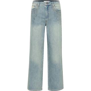 Gestuz Gzzumalin Hw Jeans Bukser 10910280 Mid Blue Washed (31)